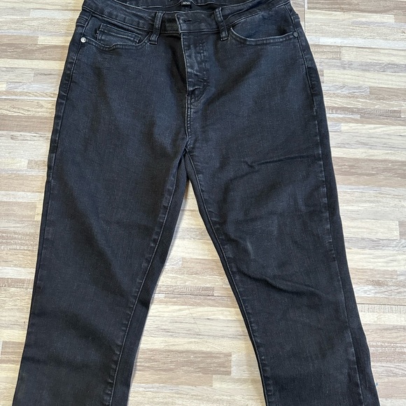 Black size 9 judy blue capris like new - Picture 1 of 5